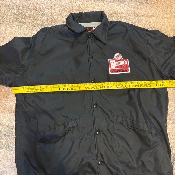 Vintage WENDY’S Dunbrook Pla-Jac Black Jacket Size L - Picture 11 of 12